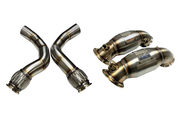 Evolution Racewerks Catted Downpipes, BMW F90 M5 S63