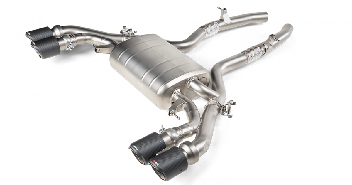 Akrapovic Slip-On Line (titanium), BMW X3M F97 OPF - Mosselman