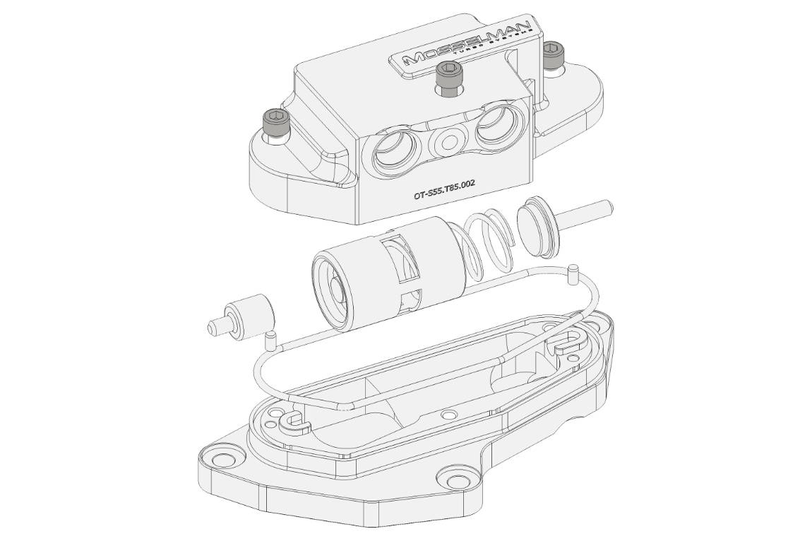 Oil Thermostat Exploded View