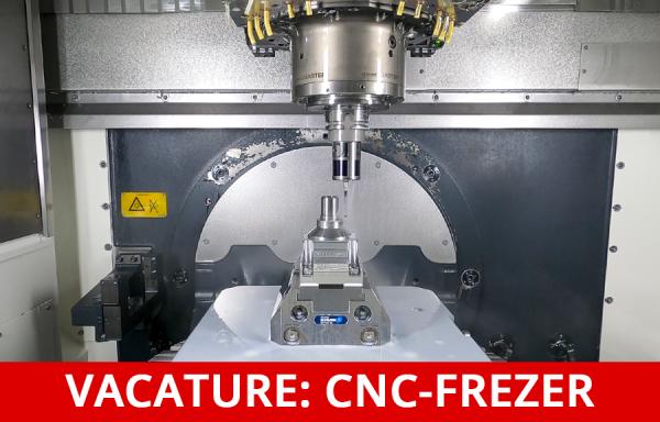 Vacature: CNC-frezer