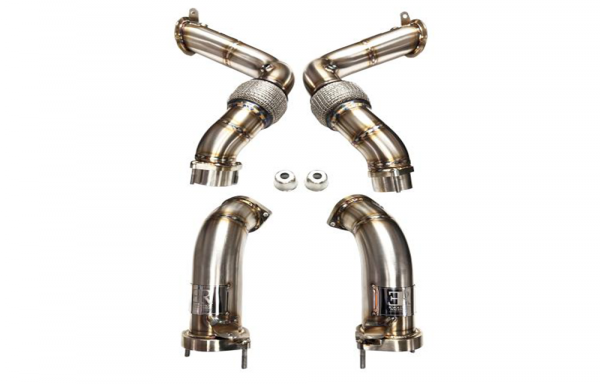 Evolution Racewerks Catless Downpipes, BMW M5 G90/G99 S68