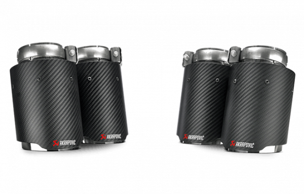 Akrapovic Tail Pipe Set Carbon, BMW M3 M4, F8x S55