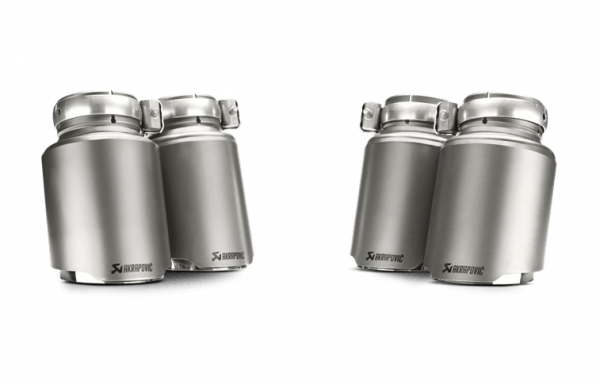 Akrapovic Tail Pipe Set Titanium, BMW M3 M4, F8x S55