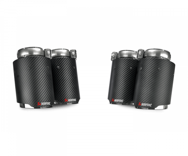 Akrapovic Tail Pipe Set Carbon, BMW M3 M4, F8x S55