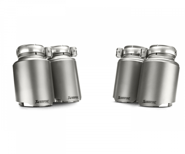 Akrapovic Tail Pipe Set Titanium, BMW M3 M4, F8x S55