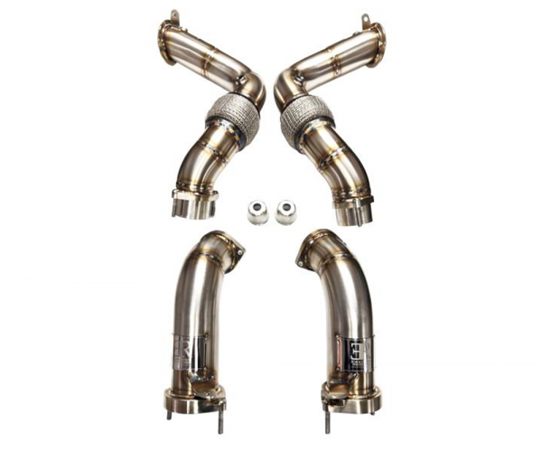 Evolution Racewerks Catless Downpipes, BMW M5 G90/G99 S68