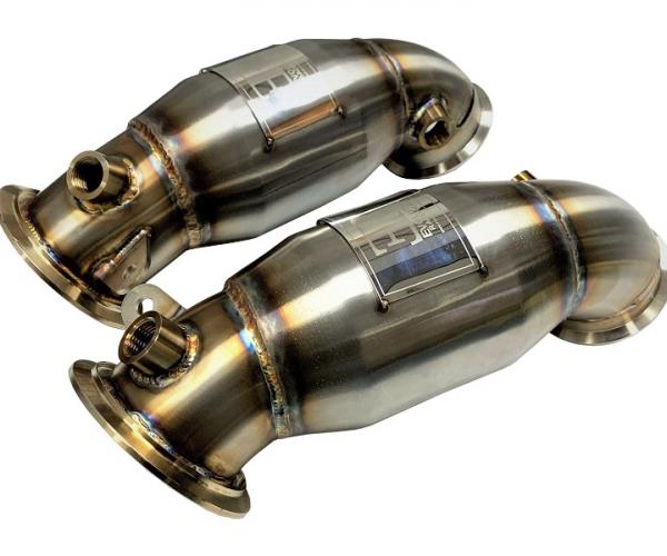 Evolution Racewerks Catless Downpipes, BMW X5M F95 S63 OPF