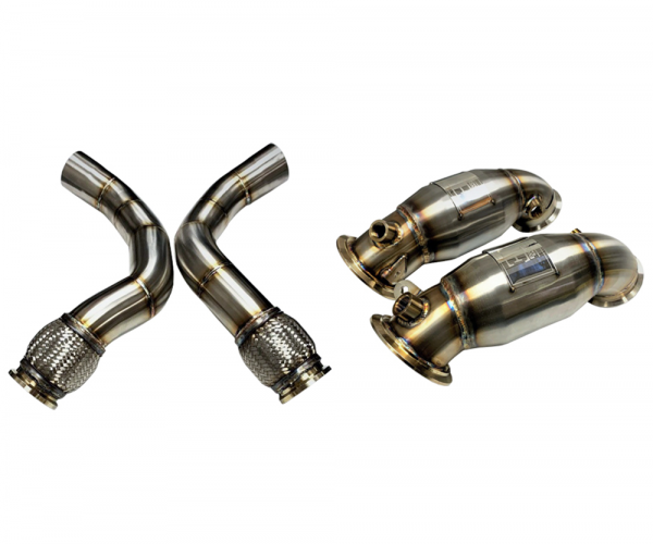 Evolution Racewerks Catted Downpipes, BMW X5M F95 S63