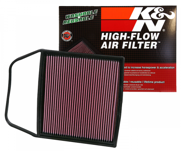 K&N Air Filter BMW N54 1M/135i/335i/535i/Z4 30i/Z4 35i