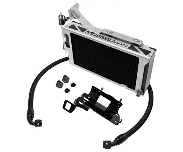 Mosselman Twin Oil Cooler Extension Kit, BMW 1-Series E8x