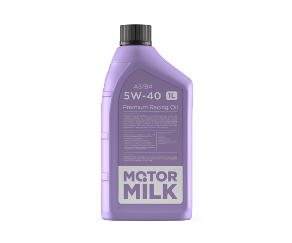MOTOR MILK® PREMIUM 5W40 A3/B4, 1L Bottle