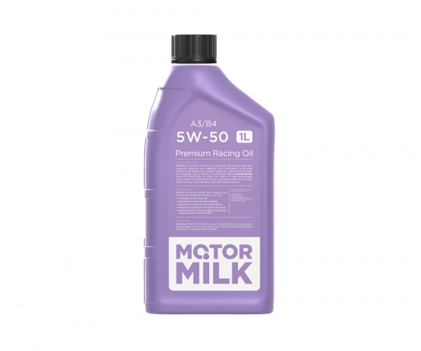 MOTOR MILK® PREMIUM 5W50 A3/B4, 1L Bottle