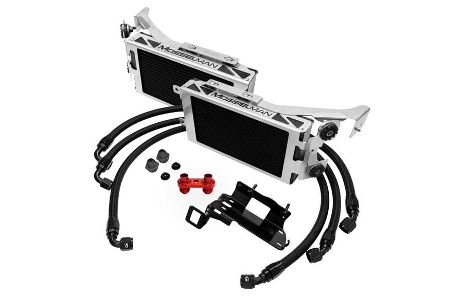 Mosselman Twin Oil Cooler Kit, BMW 1Series E8x Mosselman Turbo Systems